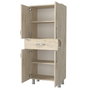 Hanah Home Gabinete de Baño Arizona 4 Doors Travertino Melamina 140x59.4x31.5 cm